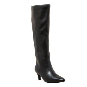 Target Universal Thread Tall Faux Leather Boots with Kitten Heel